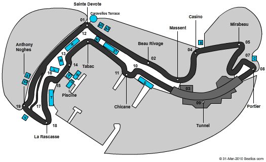 Circuit De Monaco Monaco Grand Prix Seating Chart